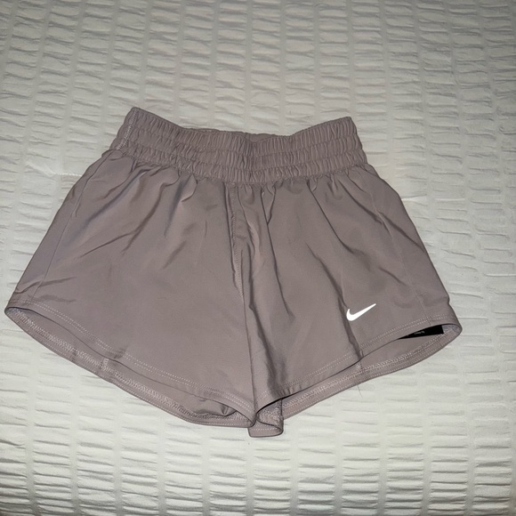 Nike Women's Light Purple Shorts - Picture 2 of 3